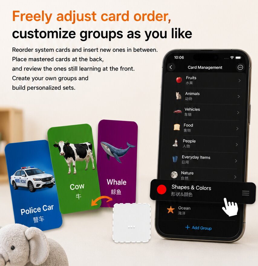 Create your own custom cards in Baby First Cards